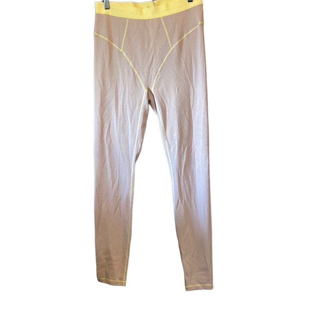 Fabletics Waffle Knit Leggings Pale Pink Athletic‎ Lounge Pants